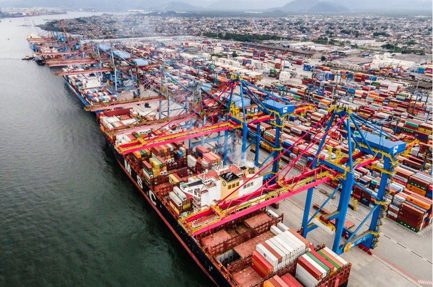 Porto de Santos Navios