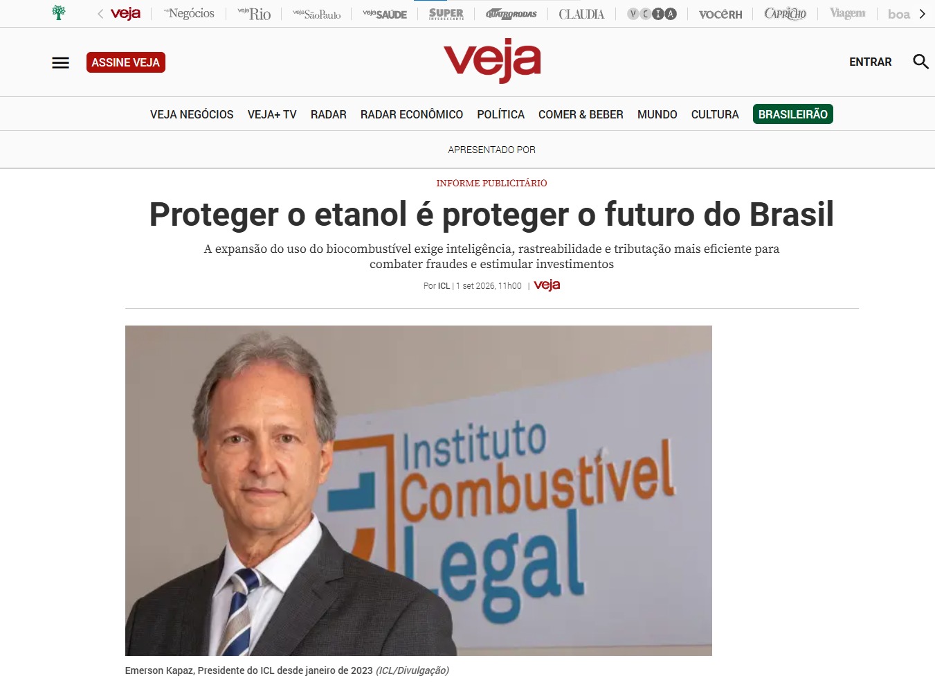 ICL, André Esteves, Veja e os bilhões do etanol no STF: coincidências demais?